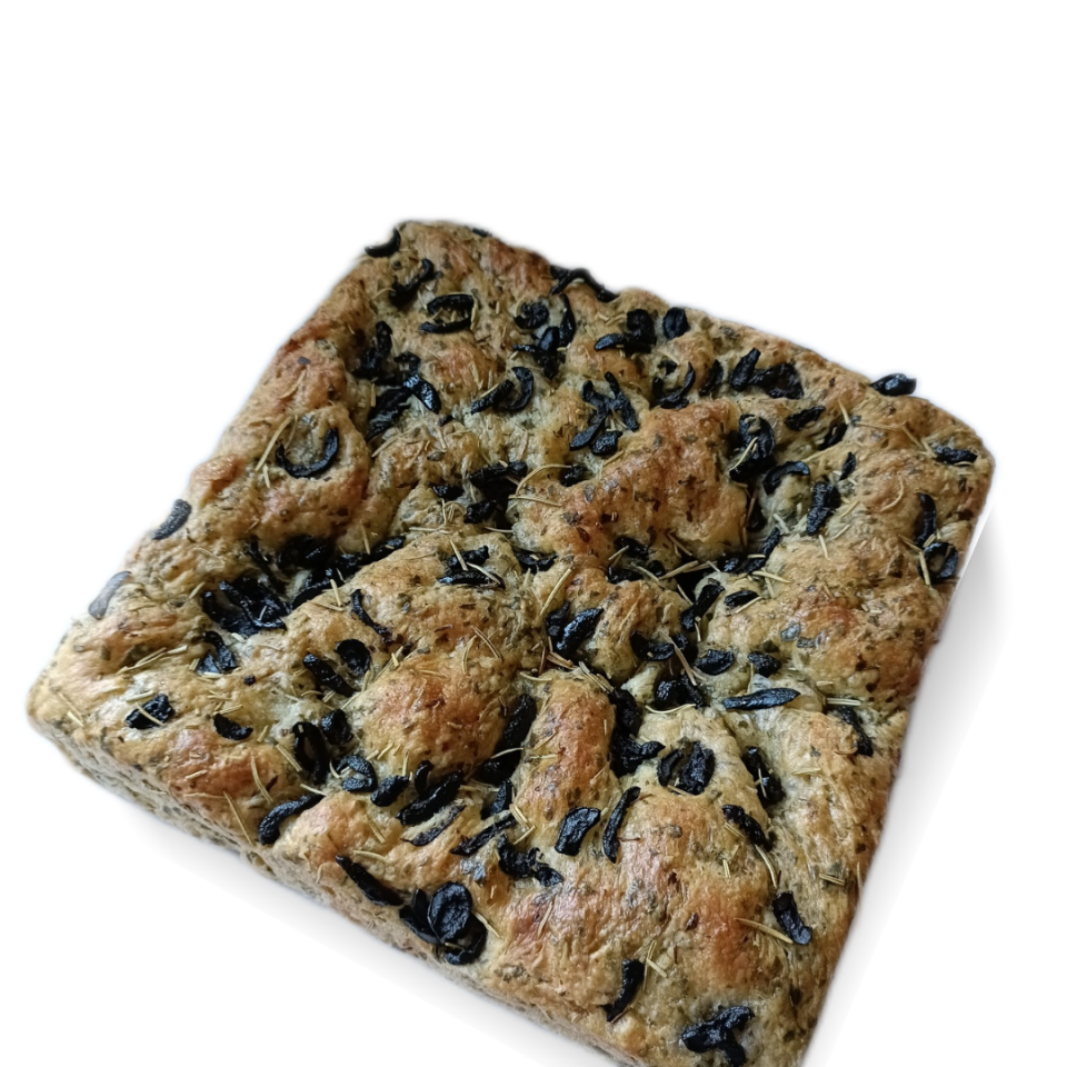PastryVille Cloud Olive & Rosemary Focaccia - 500gram